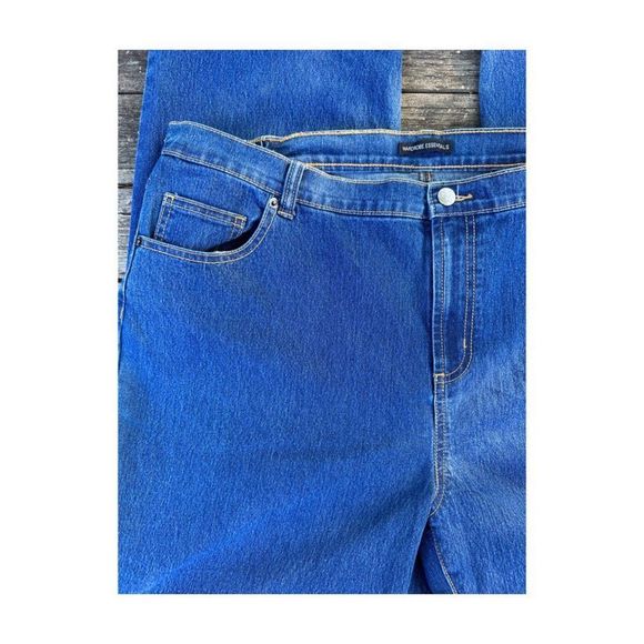 Wardrobe Essentials Curvy Denim Jeans Northern Reflections Stretch Straight Sz18 - Picture 2 of 4